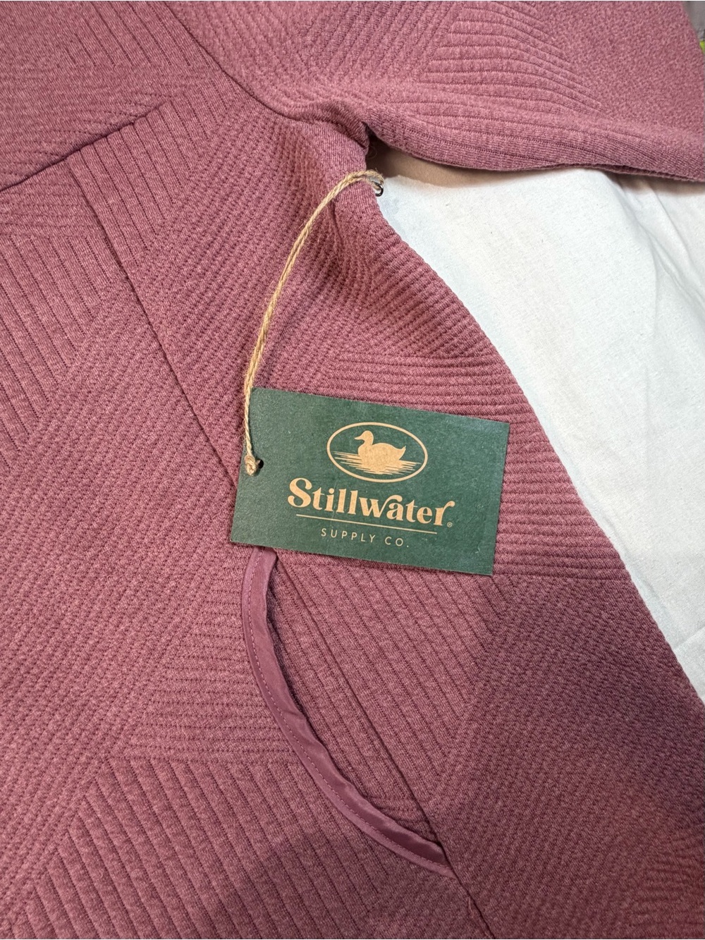 Stillwater Quilted Pullover - Dusty Rose - Picture 4 of 9